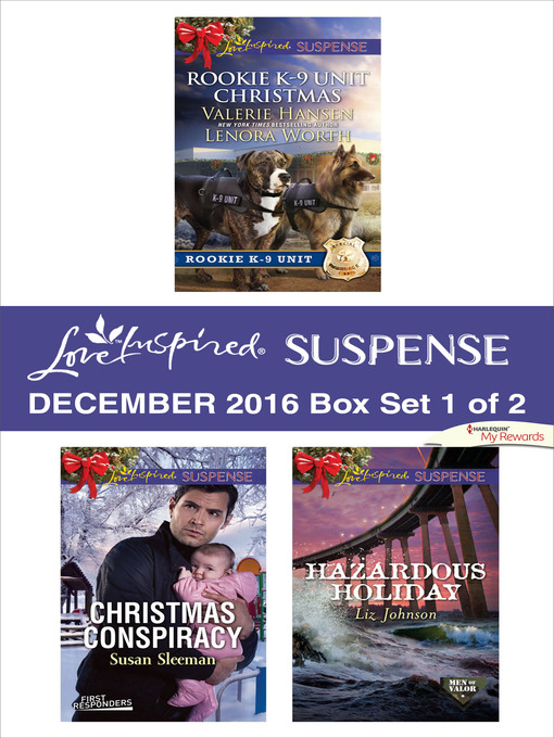 Title details for Harlequin Love Inspired Suspense December 2016, Box Set 1 of 2 by Valerie Hansen - Wait list